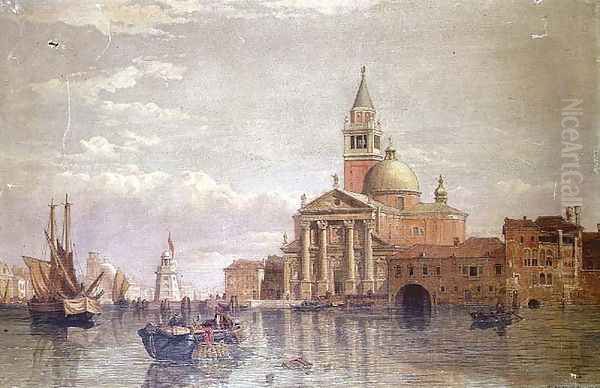 San Giorgio Maggiore, Venice Oil Painting by George Clarkson Stanfield