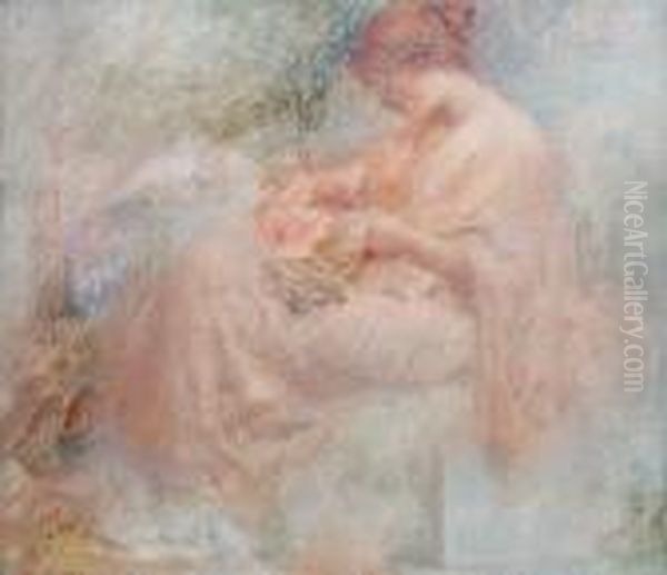 Les Doigts De Fee Oil Painting by Henry Thomas Schafer