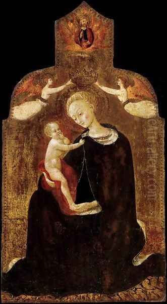 Madonna of Humility Oil Painting by Stefano Di Giovanni Sassetta