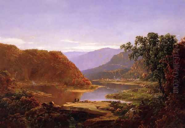 Autumn Landscape I Oil Painting by William Louis Sonntag