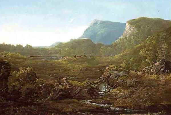 Valley Landscape Oil Painting by William Louis Sonntag