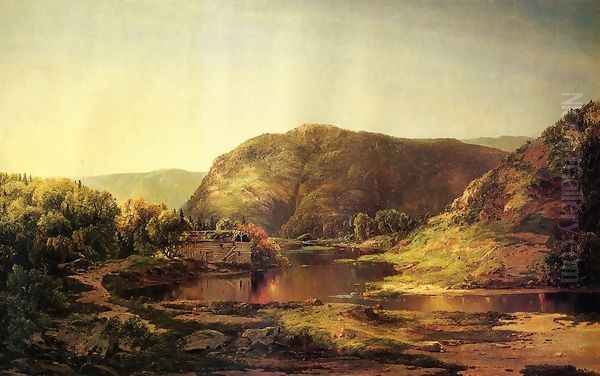 Shenandoah Valley Oil Painting by William Louis Sonntag