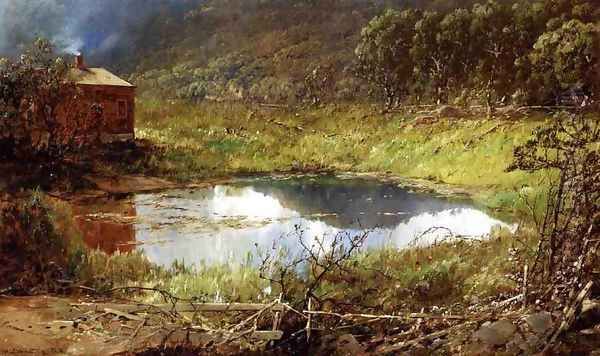 The Pond Oil Painting by William Louis Sonntag