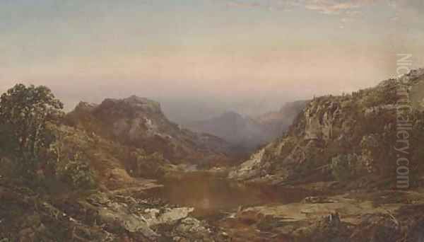 Mountain Landscape Oil Painting by William Louis Sonntag