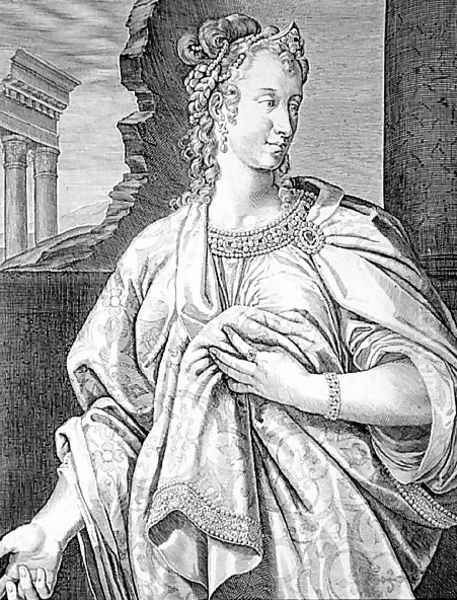 Aelia Petina wife of Claudius Oil Painting by Aegidius Sadeler or Saedeler