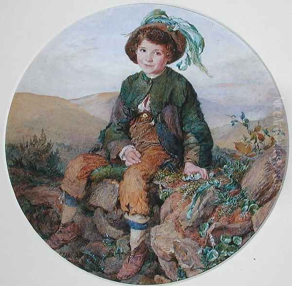 A Cavalier, c.1860 Oil Painting by Frederic James Shields