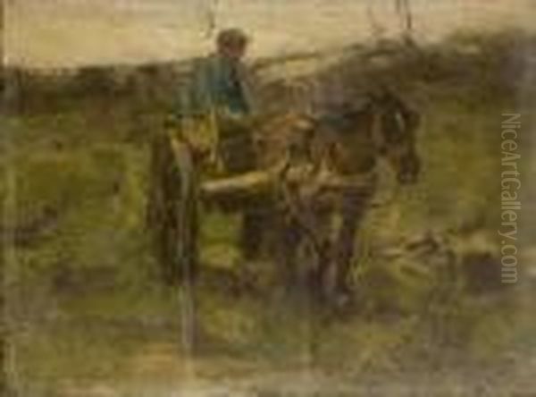 Returning From The Fields by Johan Frederik Corn. Scherrewitz