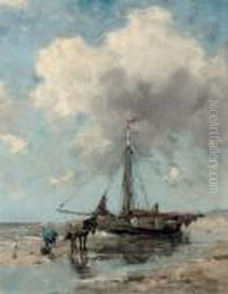 On The Beach by Johan Frederik Corn. Scherrewitz