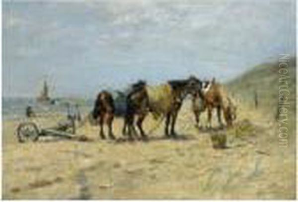 On The Beach by Johan Frederik Corn. Scherrewitz