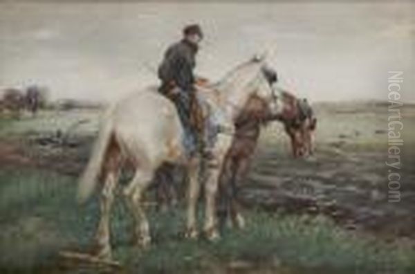 The Plough Team by Johan Frederik Corn. Scherrewitz