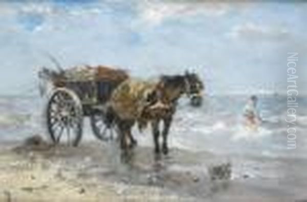 The Seaweed Gatherer by Johan Frederik Corn. Scherrewitz