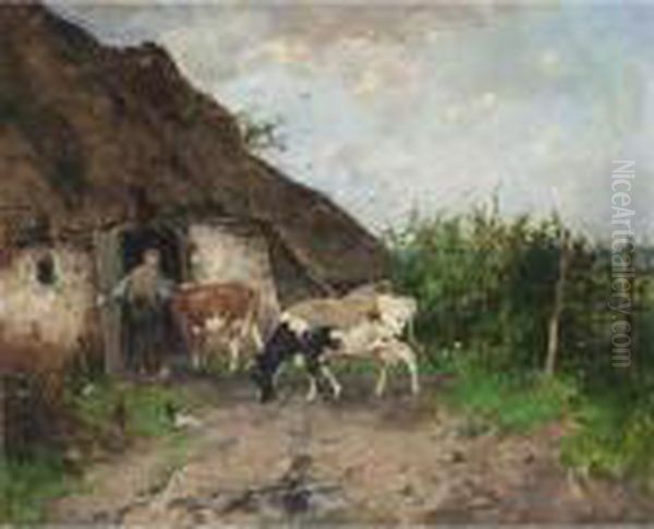 At The Stable by Johan Frederik Corn. Scherrewitz