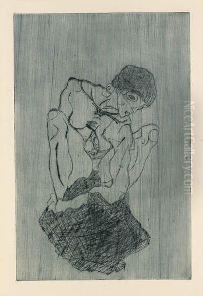 Das Graphische Werk Von Egon Schiele Oil Painting by Egon Schiele