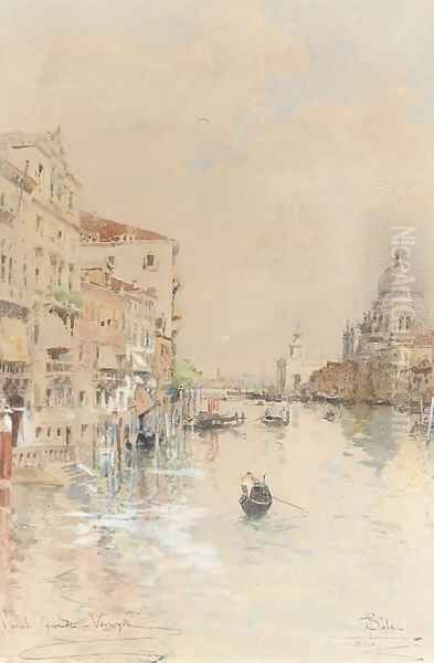 Canal Grande - Venezia Oil Painting by Paolo Sala