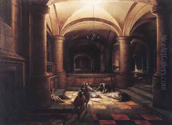 The Liberation of St Peter Oil Painting by Hendrick van, the Younger Steenwyck