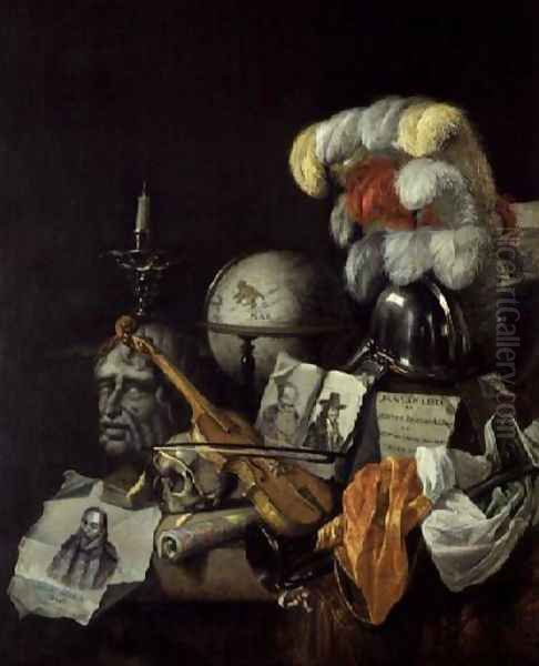 Vanitas Oil Painting by Juriaen van Streeck