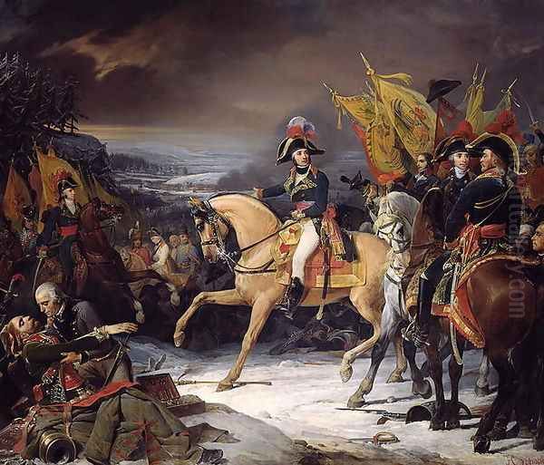 The Battle of Hohenlinden, 3rd December 1800, 1836 Oil Painting by Frederic Henri Schopin