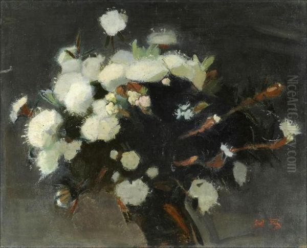 Suopursuja(ledum). Oil Painting by Helene Schjerfbeck