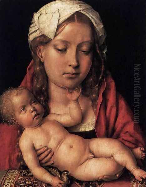 Virgin and Child Oil Painting by Michel Sittow