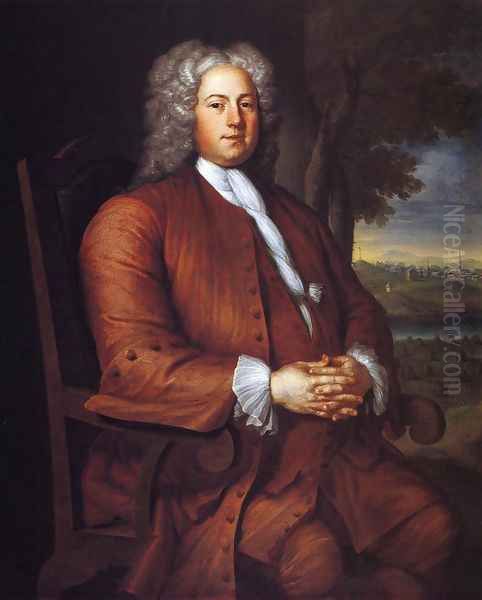 Francis Brinley Oil Painting by John Smibert