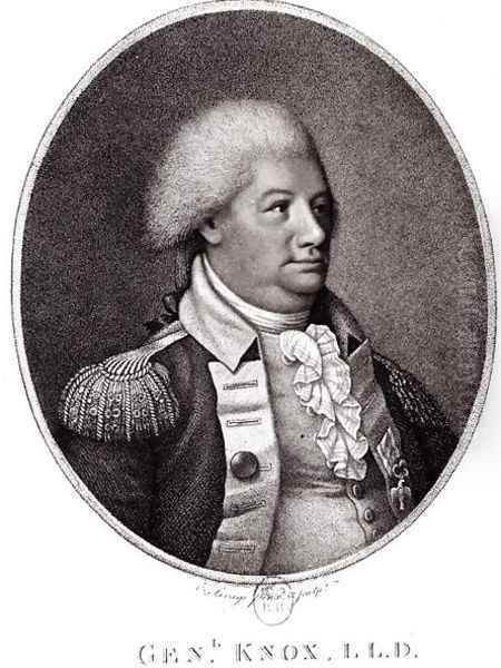 General Henry Knox 1750-1806 1791 Oil Painting by Edward Savage