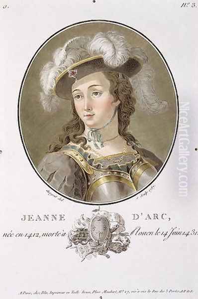 Portrait of Joan of Arc 1412-31, 1787 Oil Painting by Antoine Louis Francois Sergent-Marceau