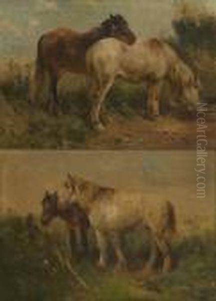 Chevaux Oil Painting by Henry Schouten