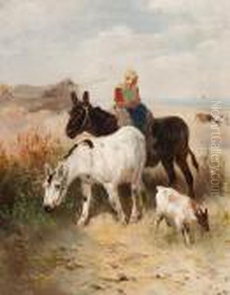 Donkey Ride In The Dunes by Henry Schouten