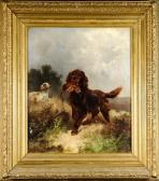 Les Chiens De Chasse Oil Painting by Henry Schouten