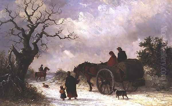 Home from Market Oil Painting by Thomas Smythe