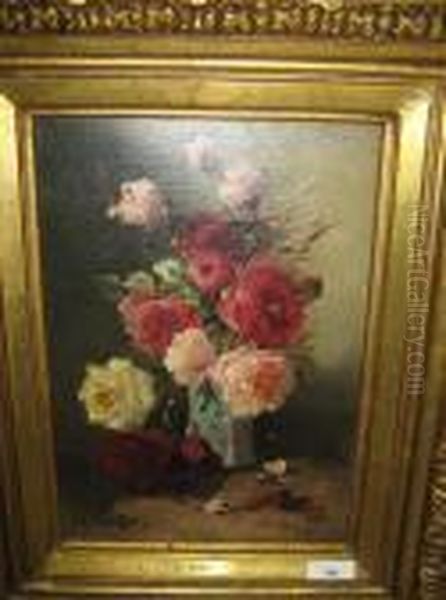 Rozen. Oil Painting by Henry Schouten