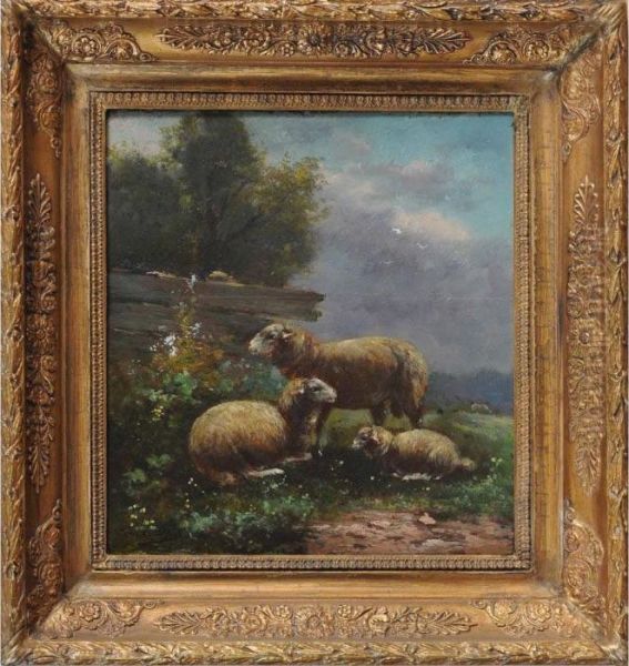 Les Moutons Oil Painting by Henry Schouten