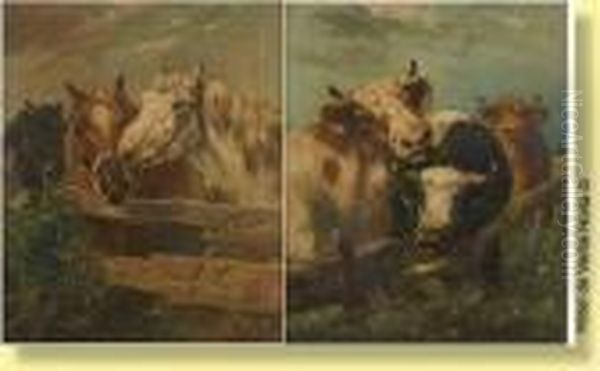 Chevaux Oil Painting by Henry Schouten