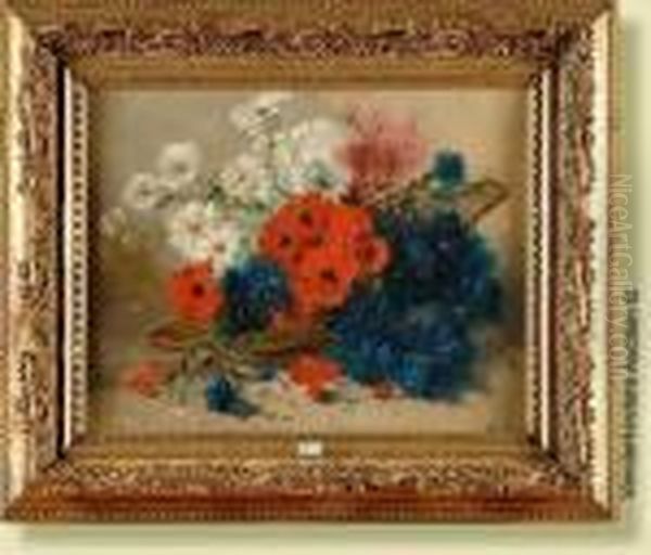 Bouquet De Fleurs Des Champs Oil Painting by Henry Schouten