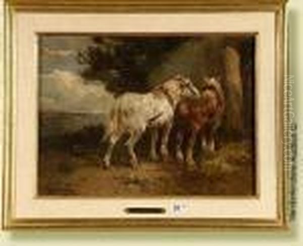 Chevaux Oil Painting by Henry Schouten