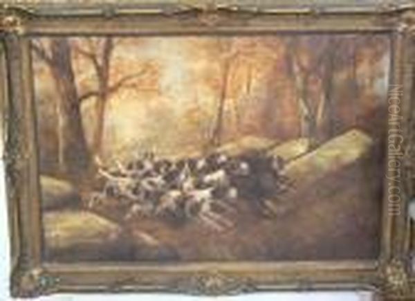  Chasse Au Sanglier  Oil Painting by Henry Schouten