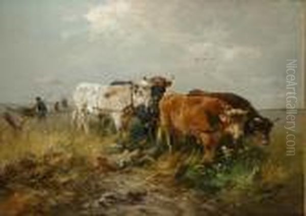 The Harvest Oil Painting by Henry Schouten