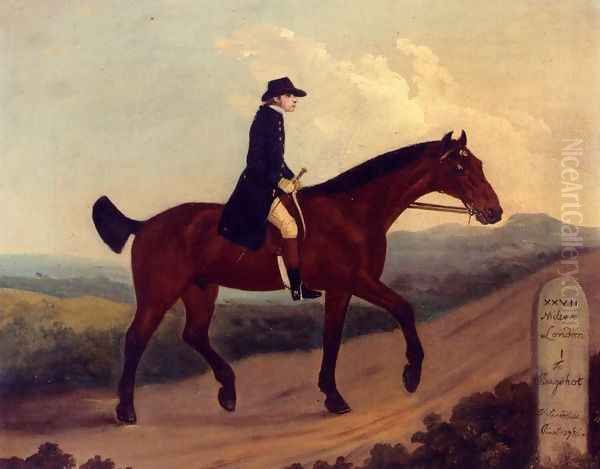 A Horseman On The Road To Bagshot by Francis Sartorius