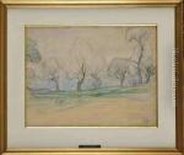 Paysage Arbore Oil Painting by Claude Emile Schuffenecker