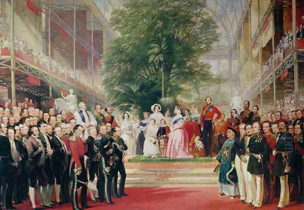 The Opening of the Great Exhibition, 1851-52 Oil Painting by Henry Courtney Selous