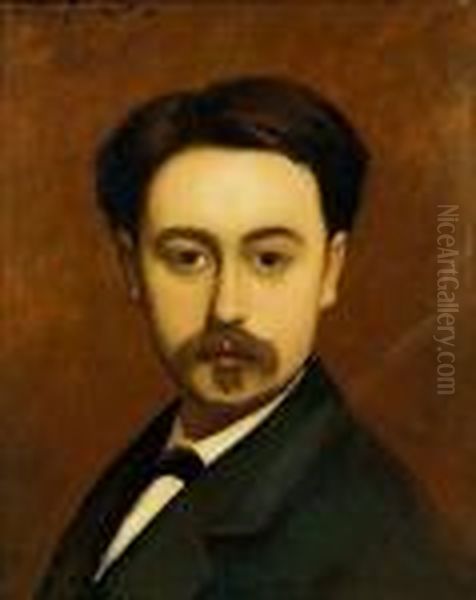 Autoportrait Oil Painting by Claude Emile Schuffenecker