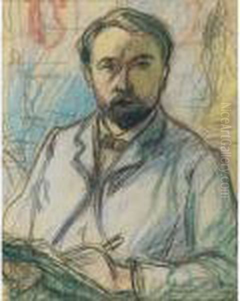 Autoportrait Oil Painting by Claude Emile Schuffenecker