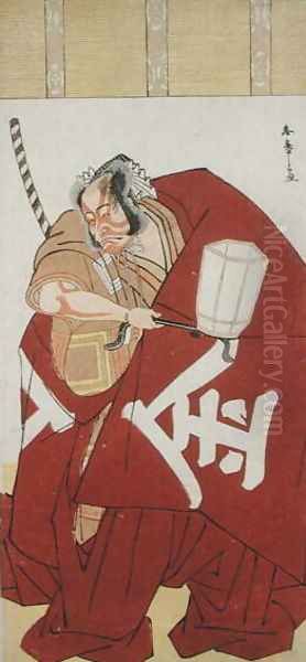 Danjuro in the role of Sakatano Kintoki Oil Painting by Katsukawa Shuncho