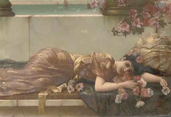 Dolce far niente Oil Painting by Eisman Semenowsky