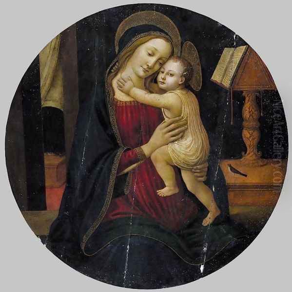 Madonna and Child Oil Painting by Arcangelo Di Jacopo Del Sellaio