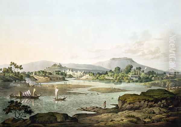 Poonah, plate XIII, engraved by Daniel Havell 1785-1826 1809 Oil Painting by Henry Salt