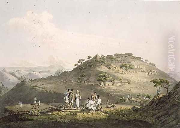 The Town of Dixan in Abyssinia, engraved by Daniel Havell 1785-1826 1809 Oil Painting by Henry Salt