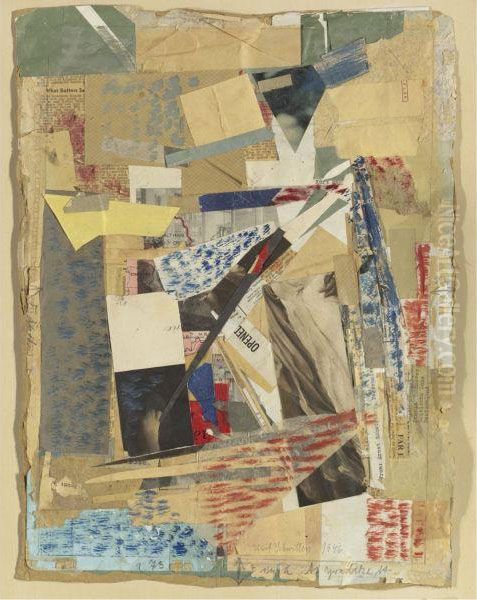 Wie Es Euch Gefallt (as You Like It) Oil Painting by Kurt Schwitters