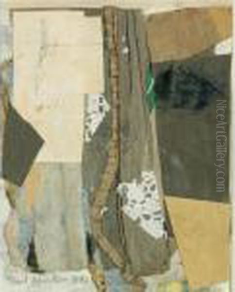 C52 (merzzeichnung) Oil Painting by Kurt Schwitters