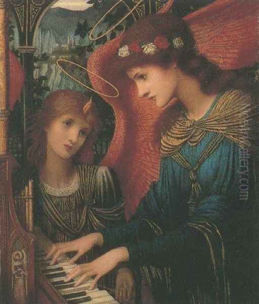 Saint Cecilia Oil Painting by John Melhuish Strudwick